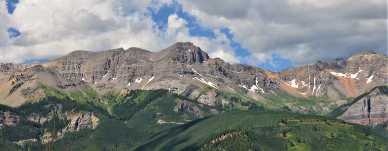 Dallas Peak, south aspect above Telluride, Colorado