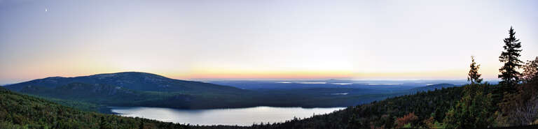 Shot from the side of Cadillac Mountain.
