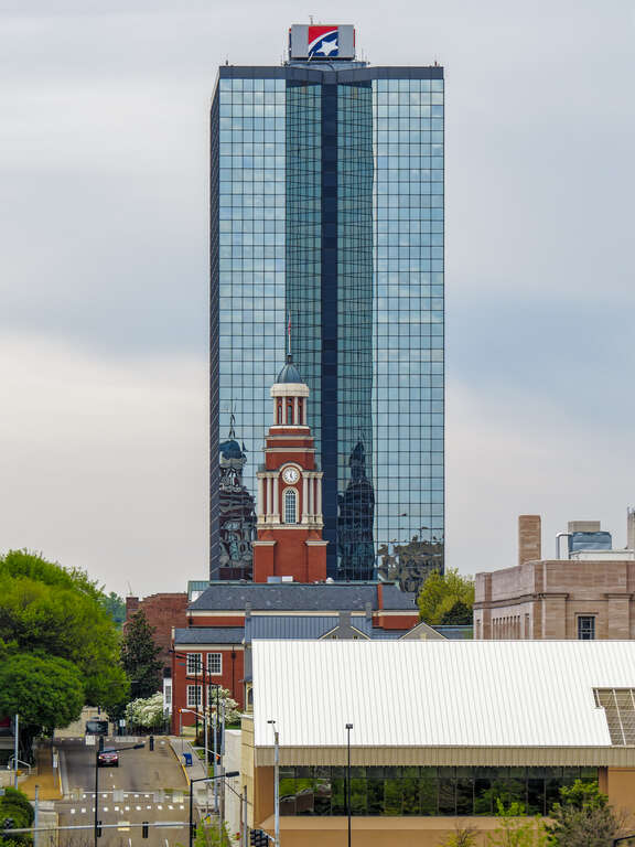 The First Tennessee Plaza building, Knoxville, Tennessee, USA.