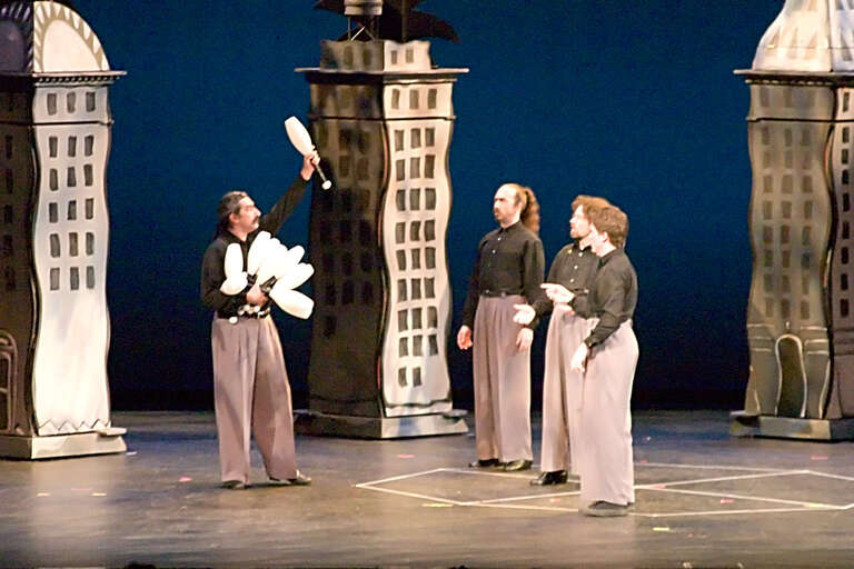 The Flying Karamazov Brothers in  &quot;LIFE: A Guide for the Perplexed&quot;