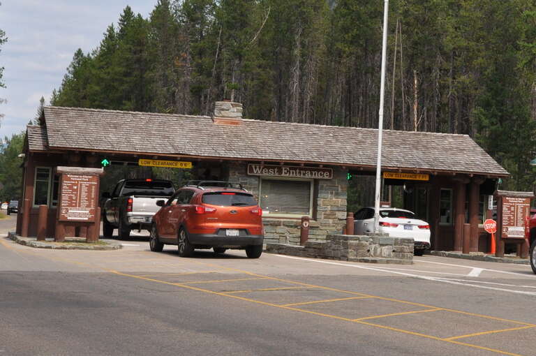 West Entrance Station, Glacier National Park.