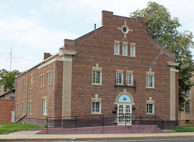 The Greeley Masonic Temple, located at 829 10th Avenue in Greeley, Colorado. The property is listed on the National Register of Historic Places.