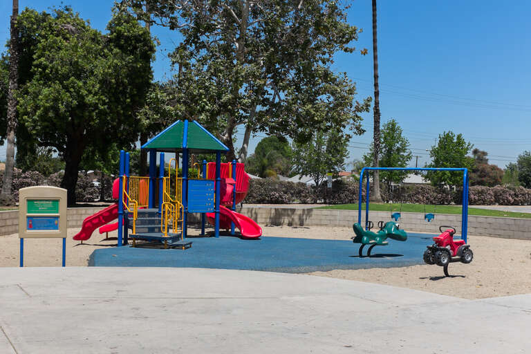 Playground at Holifield Park, Norwalk California