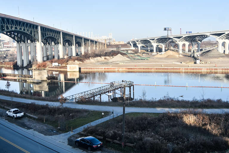 Hope Memorial Bridge and Innerbelt Bridge