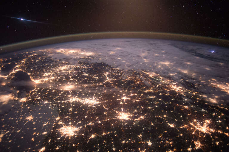 View of Earth taken during ISS Expedition 45.