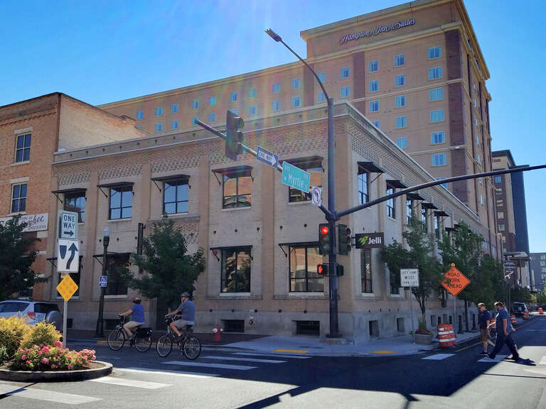 The Idaho Milling and Elevator Company building (1906) in Boise, Idaho, was designed by Tourtellotte and Hummel and is part of the South 8th Street Historic District.