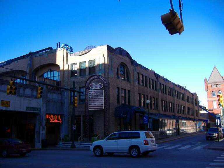 Entrance to the Union Station in Indianapolis.