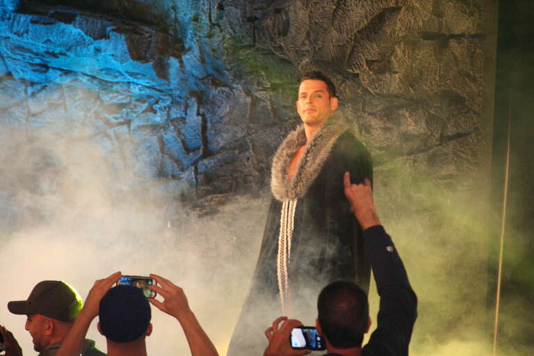 Jessie Godderz enter at Bound for Glory 2015.