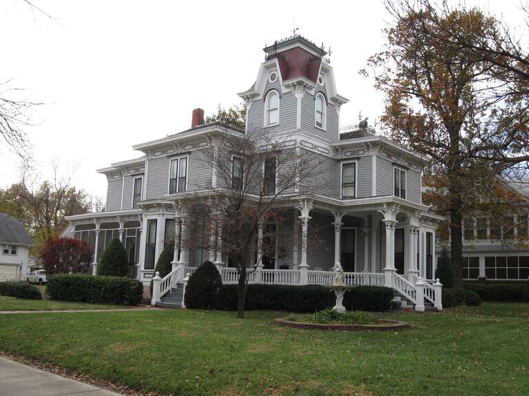 Photo of Historic Johntz Home at 214 N. Walnut in Abilene, KS.