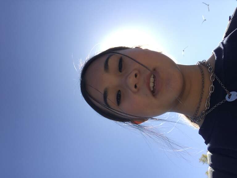 A selfie of Julianne San Miguel.