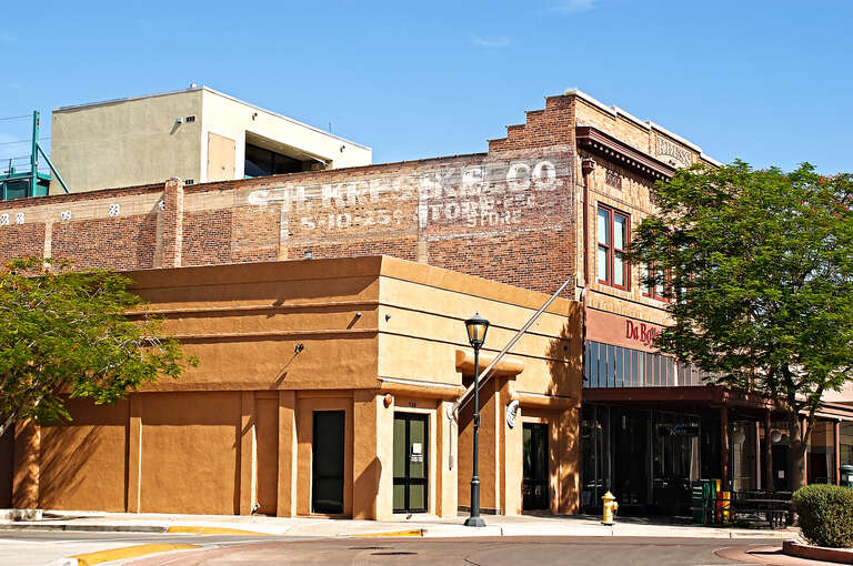 Downtown Yuma, Arizona. S.H. 5¢, 10¢ and 25¢ Store.