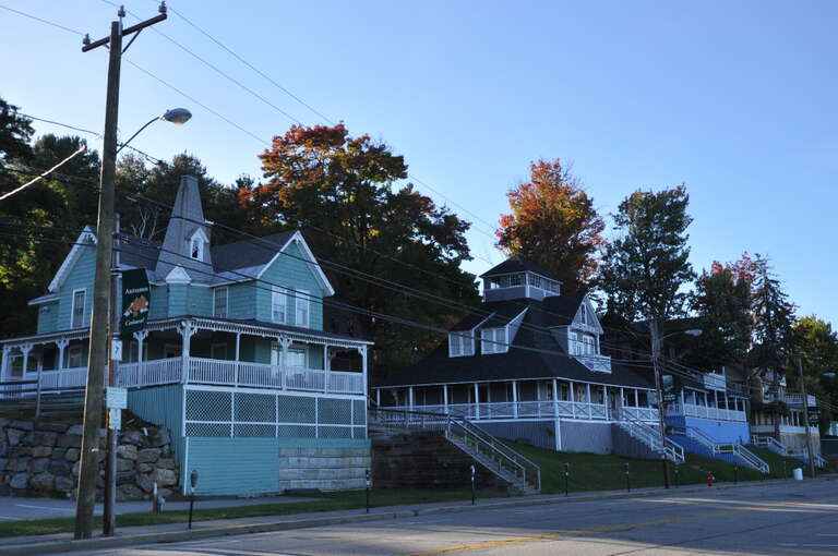 New Hampshire Veterans' Association Historic District, Weirs Beach (Laconia), New Hampshire.