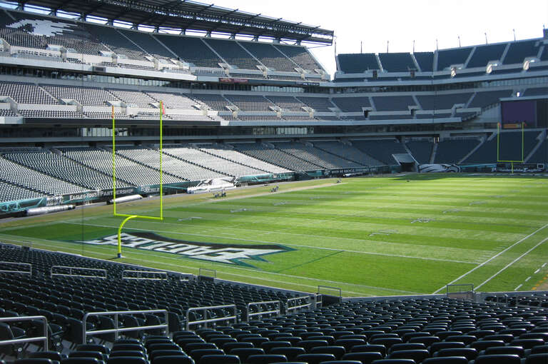 Lincoln Financial Field in Philadelphia, stadium of the Philadelphia Eagles and Temple Owls football teams