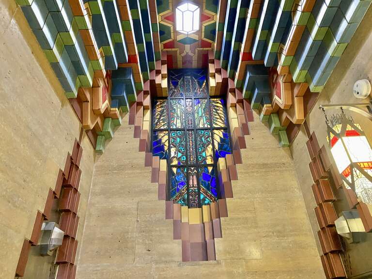 Built in 1929, this Art Deco-style skyscraper was designed by Wirt C. Rowland and Smith, Hinchman and Grylls for the Union Trust Company, and was originally known as the Union Trust Building, later being renamed the Guardian Building.  The building