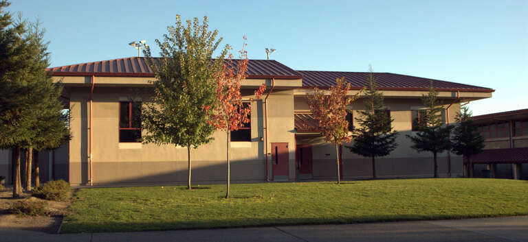 A building at Monte Vista High School.