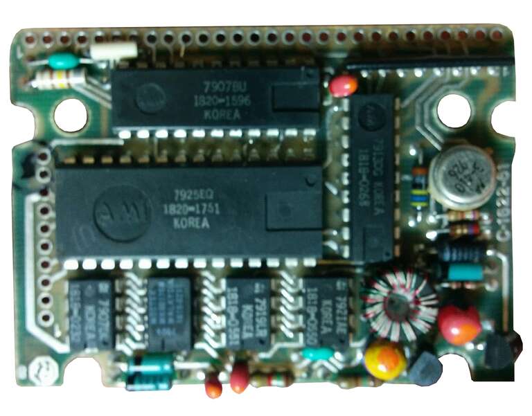 Mainboard of scientific pocket calculator HP-67