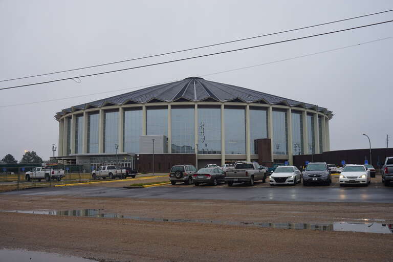 The Mississippi Coliseum at the Mississippi State Fairgrounds in Jackson, Mississippi (United States).