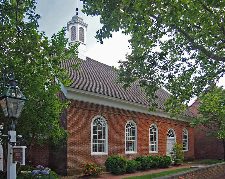 New Castle Presbyterian Church, 25 E 2nd St, New Castle, Delaware, USA.  Viewed from the north.  A contributing property to the New Castle Historic District.  



This is an image of a place or building that is listed on the National Register of