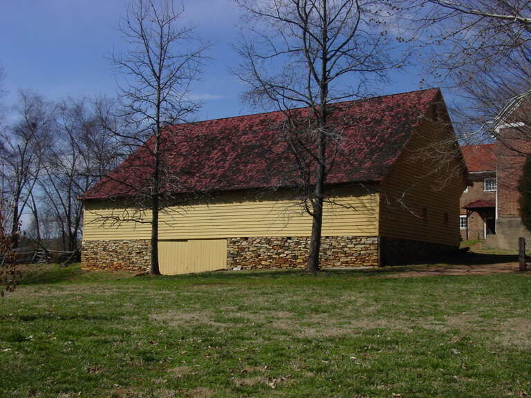 Old Salem barn in Spring
