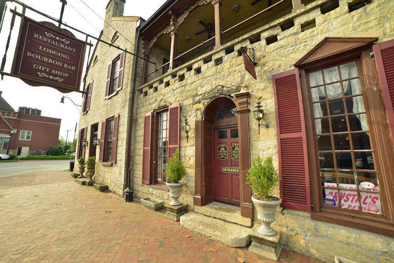 Old Talbott Tavern, also known as the Old Stone Tavern, a historic tavern built in 1779, is located in the Bardstown Historic District of Bardstown, KentuckyNRHP Reference Number: 73000822