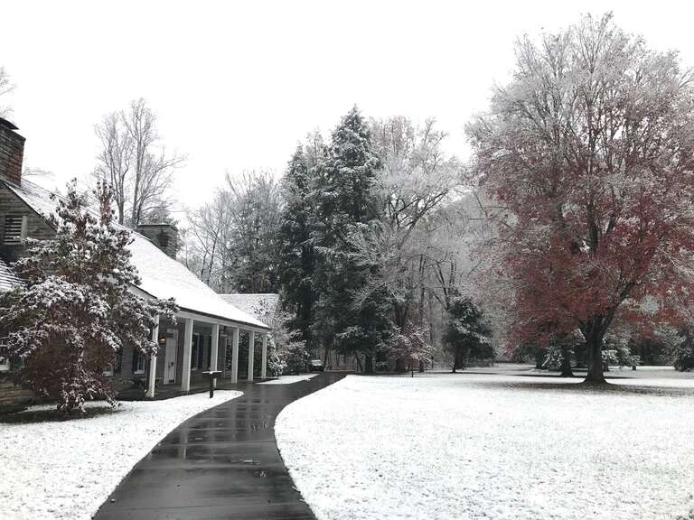 Park Headquarters, early season snow--Andrea Walton, 11/12/19