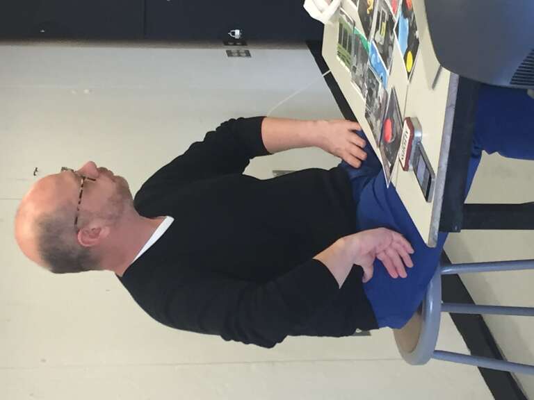 During an intense critique session