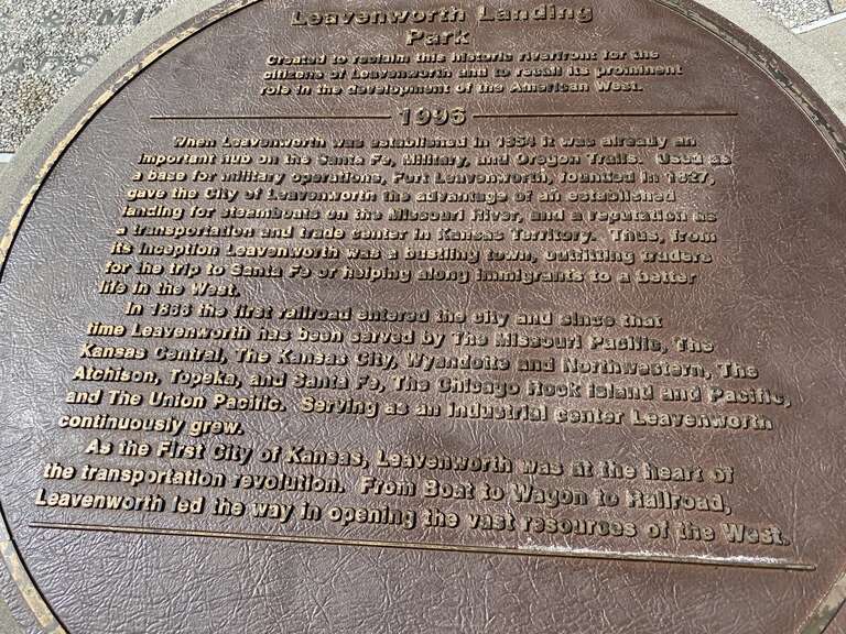 Leavenworth Landing Park in Kansas