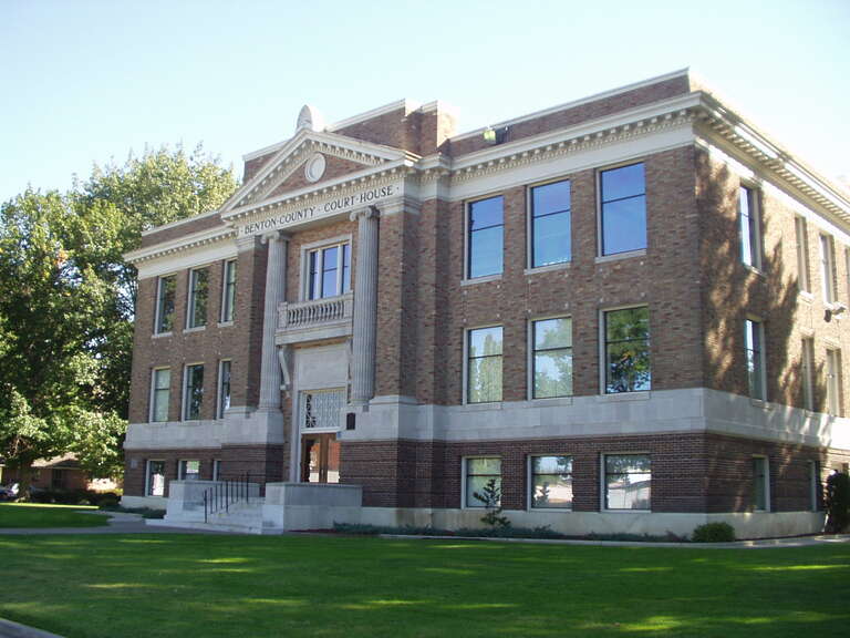 Courthouse of Benton County in Prosser, Washington, USA