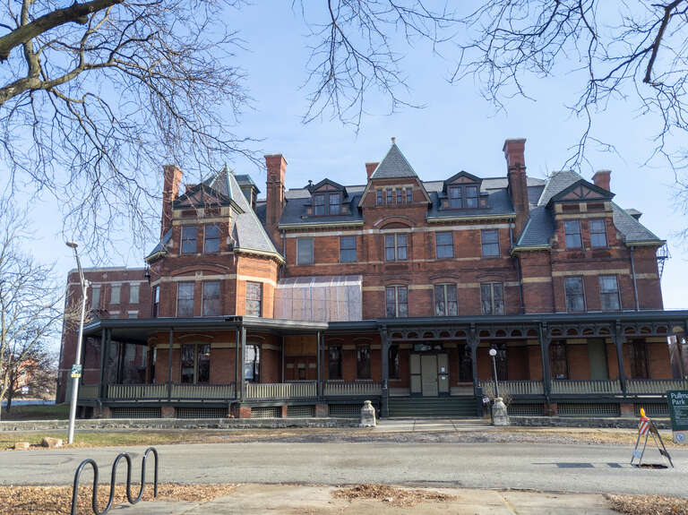 Pullman National Monument, also known as The Pullman District and Pullman Historic District, is located in Chicago and was the first model, planned industrial community in the United States. The district had its origins in the manufacturing plans and