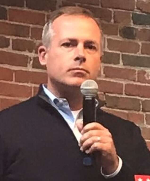 Robert Sprague speaking at the 2018 GOP statewide traveling bus rally- Protecting Ohio's Future