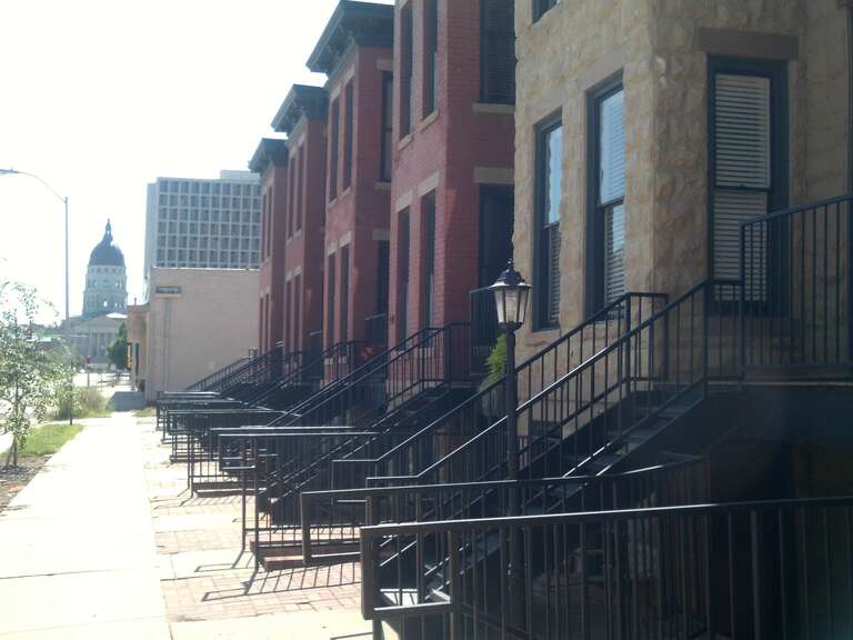 Ross Row Houses, 513, 515, 517, 517½, 519, and 521 Van Buren St. Topeka