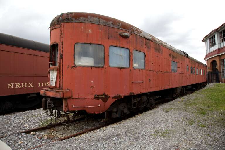 At the Railroader's Memorial Museum in Altoona, PA.

Note the keystone-shaped light frame where the Pennsylvania Railroad Logo used to be.