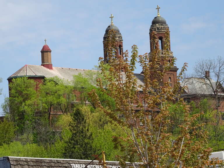 Sacred Heart Church viewed from East Madison Street