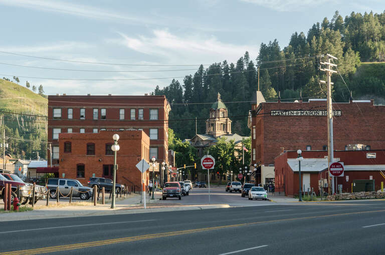A view of Sherman Street, Deadwood
