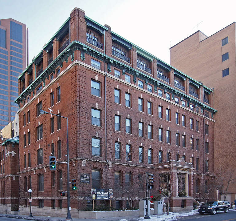 St. Agatha's Conservatory of Music and Arts (now the Exchange Building), 26 Exchange St E, St Paul, Minnesota, USA.  Viewed from the north.



This is an image of a place or building that is listed on the National Register of Historic Places in the