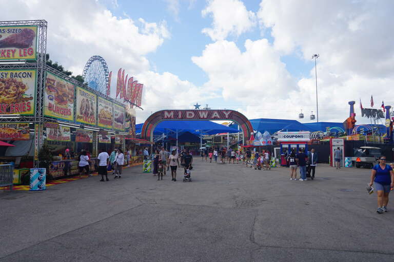 The Midway at the State Fair of Texas in Dallas, Texas (United States).