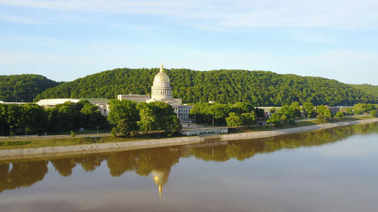 The Capitol from the air