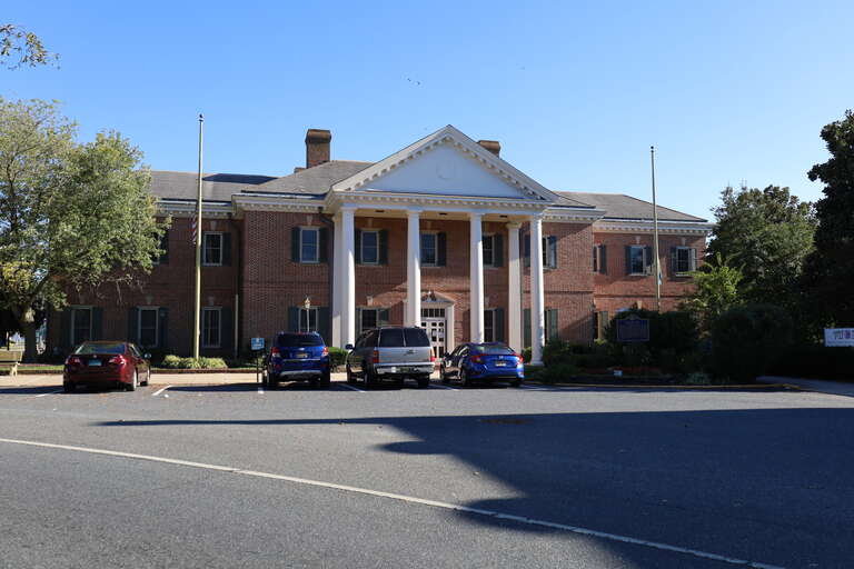 Building on The Circle in Georgetown, Delaware in 2020