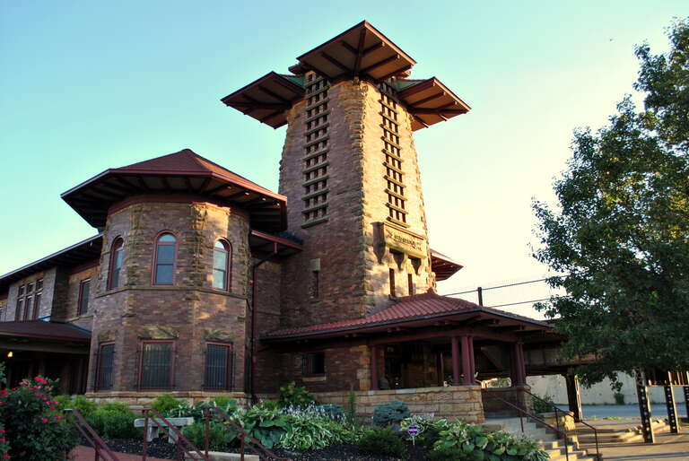 Toledo and Ohio Central Railroad Station design by Frank L. Packard. Located in Columbus, Ohio and listed on the NRHP.