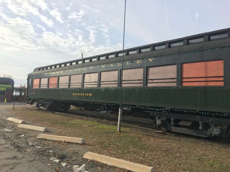 Riverview (ex-Lamoille Valley) at Essex in November 2018.