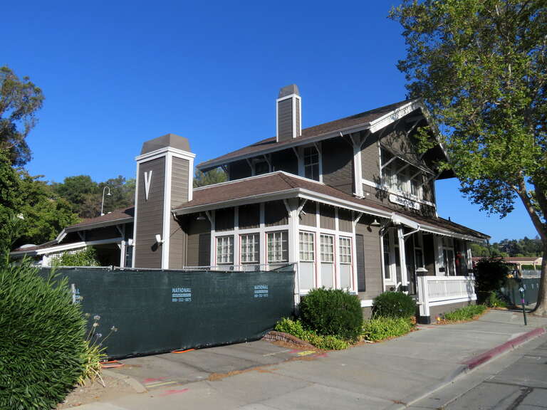 The former Walnut Creek station in August 2018