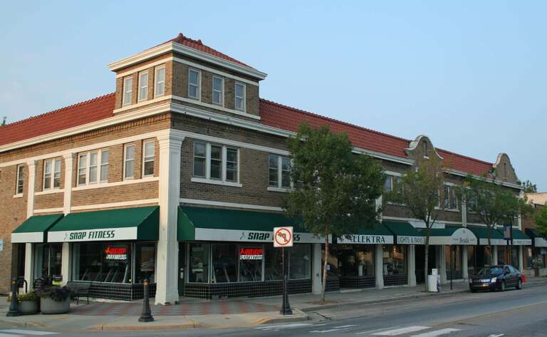 Wauwatosa Arcade Building, Registered Historic Place, Wauwatosa, Wisconsin.