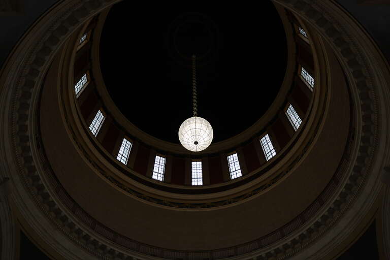 Interior of the West Virginia State Capitol in Charleston, West Virginia in 2021