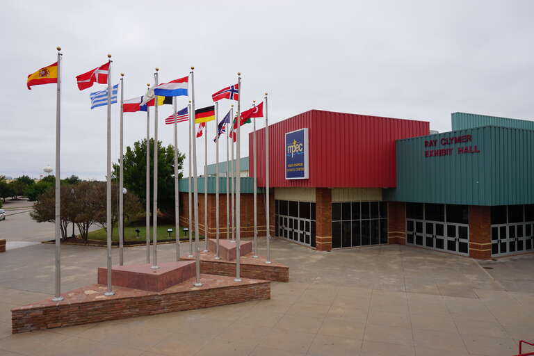 The Ray Clymer Exhibit Hall in Wichita Falls, Texas (United States).