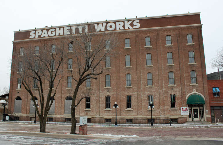 The Wichita Wholesale Grocery Company, located at 619 East William Street in Wichita, Kansas. The property is listed on the National Register of Historic Places.