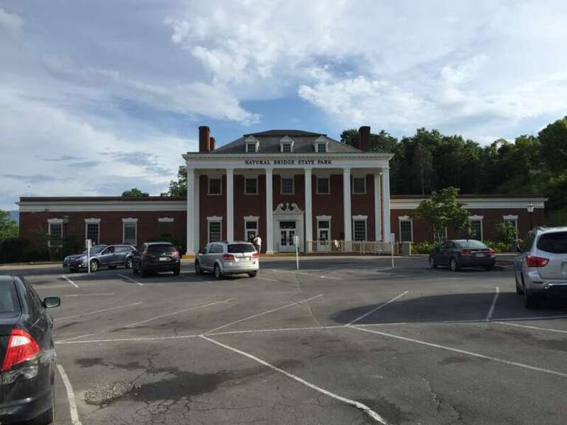 Natural Bridge State Park visitors' center in Natural Bridge, Rockbridge County, Virginia