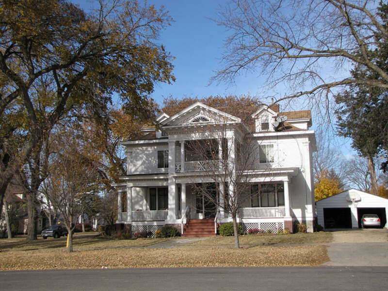 A house in the Brookings Central Residential Historic District. On the National Register of Historic Places.