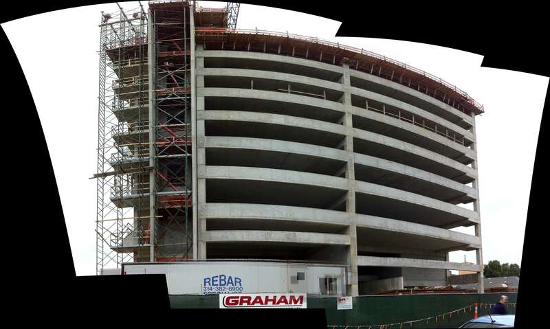 Building the 5th and Walnut parking garage