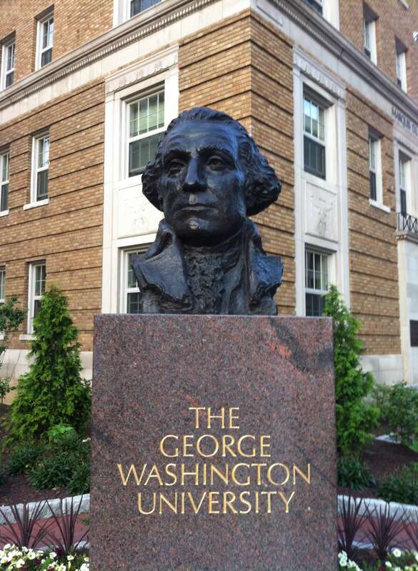 Bust of George Washington - George Washington University - Washington D.C.