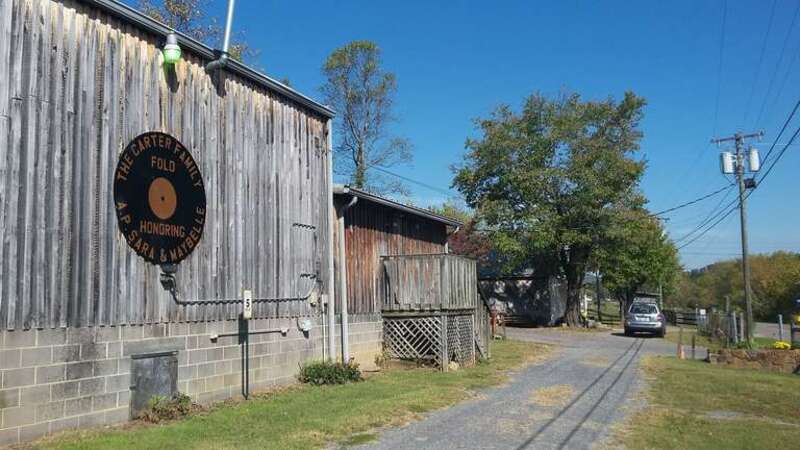 Carter Family Fold performance building at Maces Springs, Virginia now Hiltons, Virginia